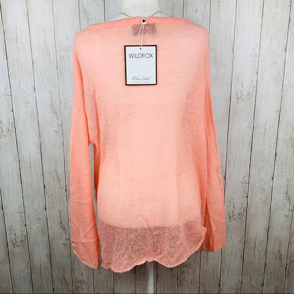 🔥WILDFOX🔥WHITE LABEL RARE CAPTAIN ROADIE SWEATER MEDIUM - Picture 6 of 7